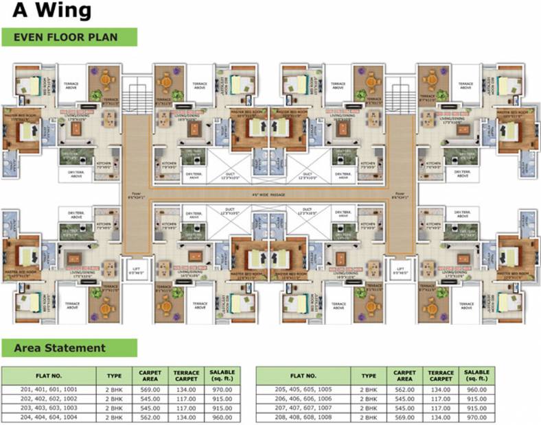 Images for Cluster Plan of KFP Chesterfield Wing A And Wing B