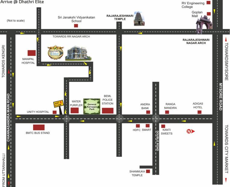  elite Images for Location Plan of Dhathri Elite