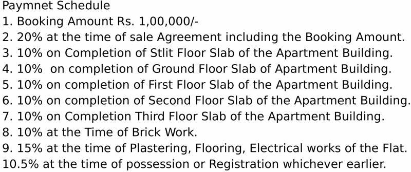 Images for Payment Plan of Dhathri Elite