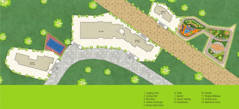 autumn-park Images for Master Plan of Shraddha Autumn Park