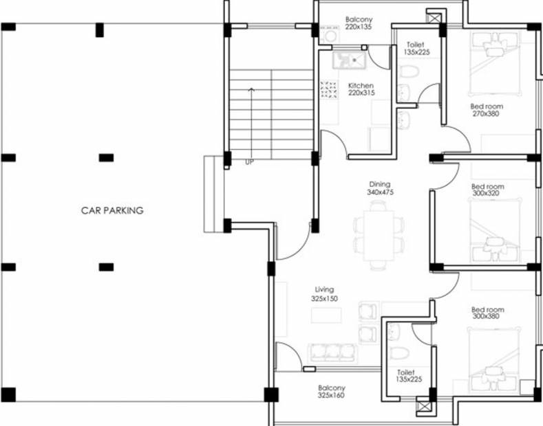  sereniti Sereniti Cluster Plan for Ground Floor
