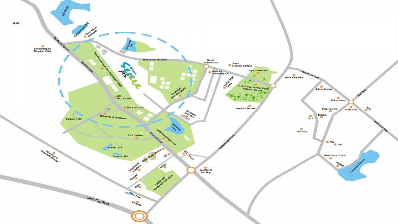 Images for Location Plan of Aparna Serene Park