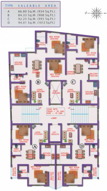  govardhan-enclave Govardhan Enclave Typical Cluster Plan
