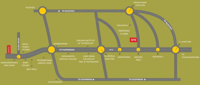 Images for Location Plan of Subhagruha Projects Sukrithi Aapya