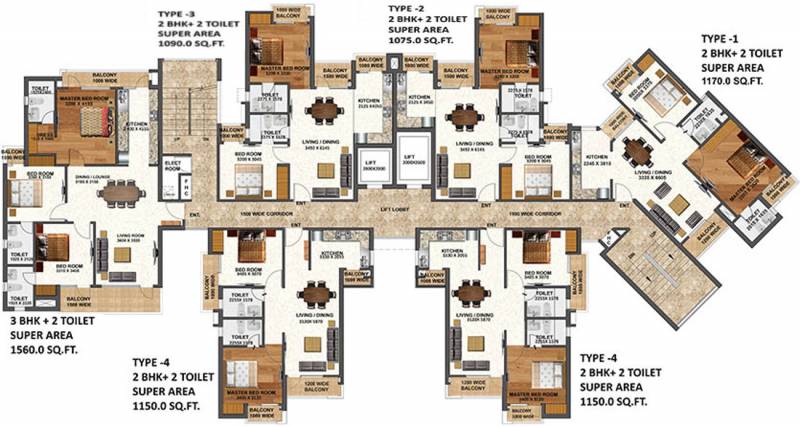 Images for Cluster Plan of Tulsiani Urban Woods