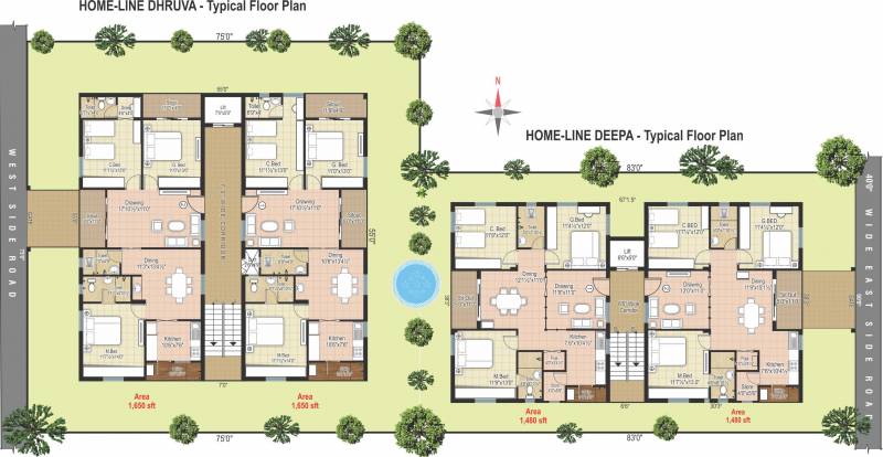 Images for Master Plan of Modi Deepa Dhruva Heights