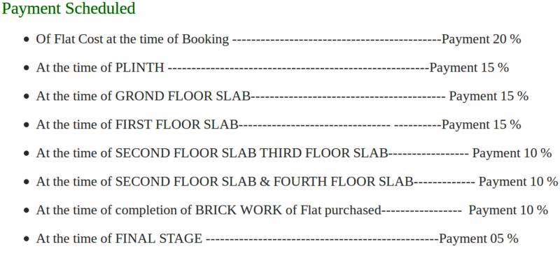 Images for Payment Plan of Sky Kasturi Nagar