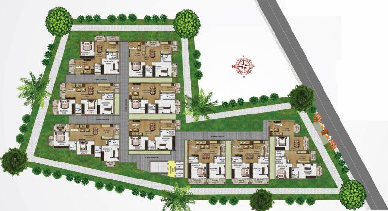  middle-mist Images for Site Plan of Peony Middle Mist