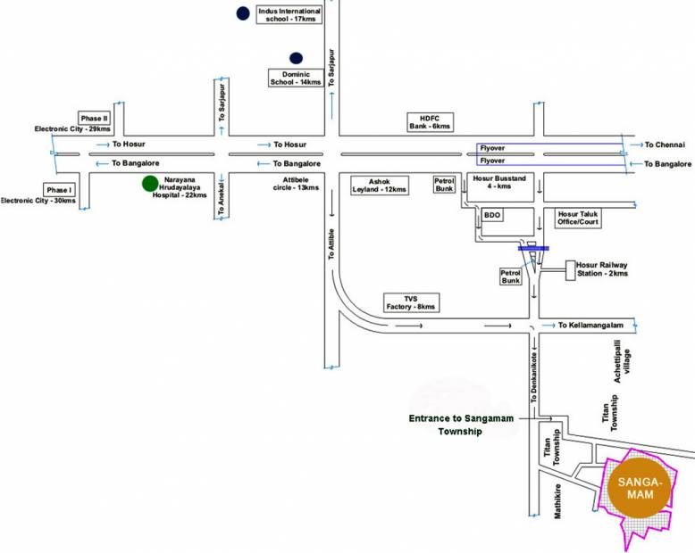  srushti-sangamam Images for Location Plan of Sai Sangamam Plot