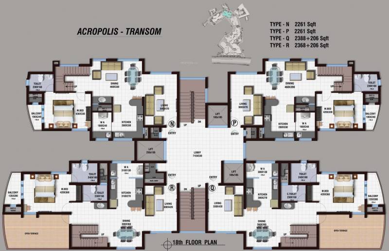  acropolis Images for Cluster Plan of Landmark Acropolis