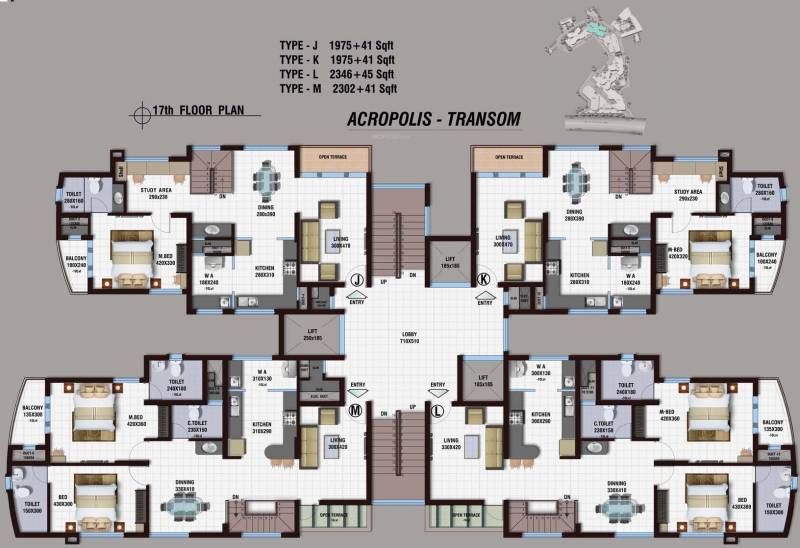  acropolis Images for Cluster Plan of Landmark Acropolis