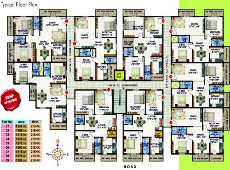 Images for Cluster Plan of Krishna Platinum Park