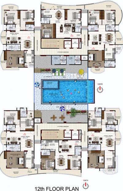  parimala-skyview Images for Cluster Plan of Vishnu Parimala SkyView