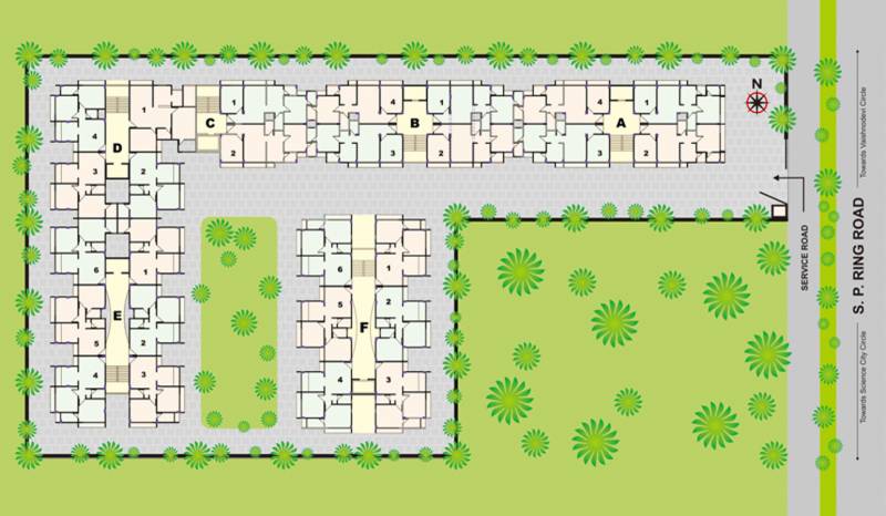 kuber-residency Images for Master Plan of Nidhi Kuber Residency
