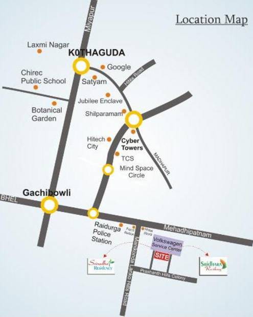 Images for Location Plan of Hanuma Construction Sridhara and Srinadha Residency