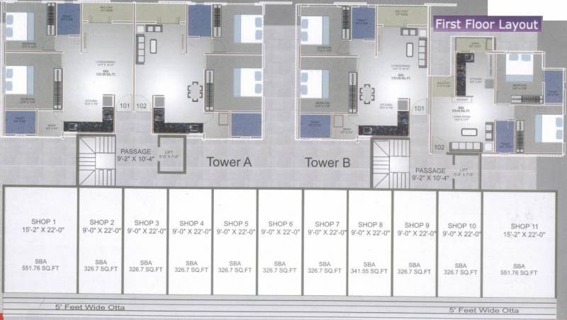 Images for Cluster Plan of Palm Orchid Bliss