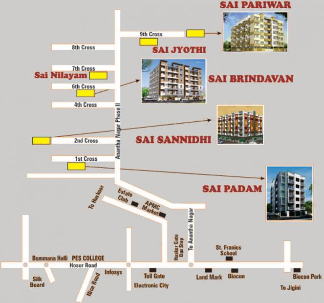 Images for Location Plan of Privilege Homz Sai Sannidhi