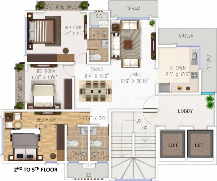  anand-bhavan-pristino Images for Cluster Plan of Garodia Anand Bhavan Pristino