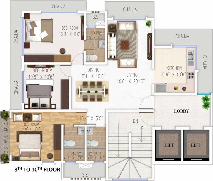  anand-bhavan-pristino Images for Cluster Plan of Garodia Anand Bhavan Pristino