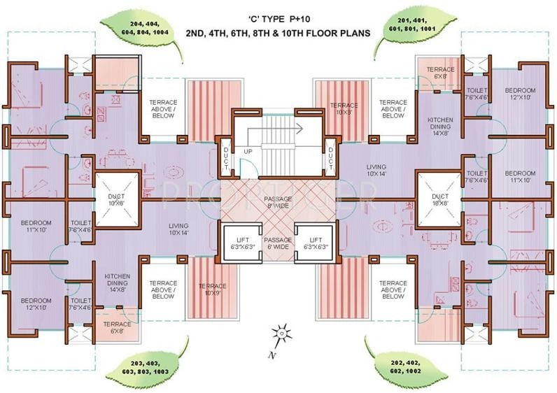 Images for Cluster Plan of Multicon Developers The Crystal Castle
