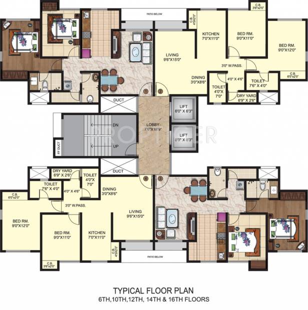 Images for Cluster Plan of Puraniks Capitol 