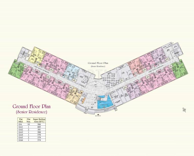 Images for Cluster Plan of Shrachi Senior Citizen Apartments