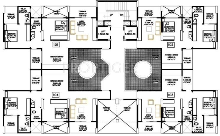 Images for Cluster Plan of Bhandari Colonnade Apartment