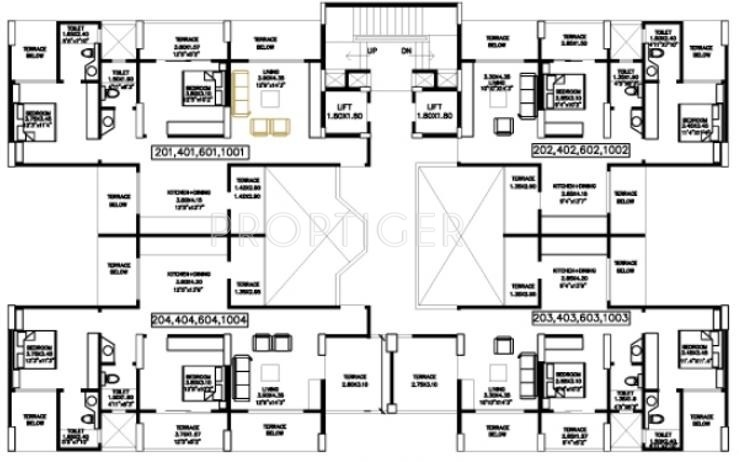 Images for Cluster Plan of Bhandari Colonnade Apartment
