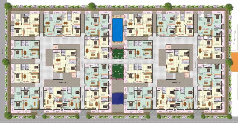 Images for Cluster Plan of PNR SLV Flora