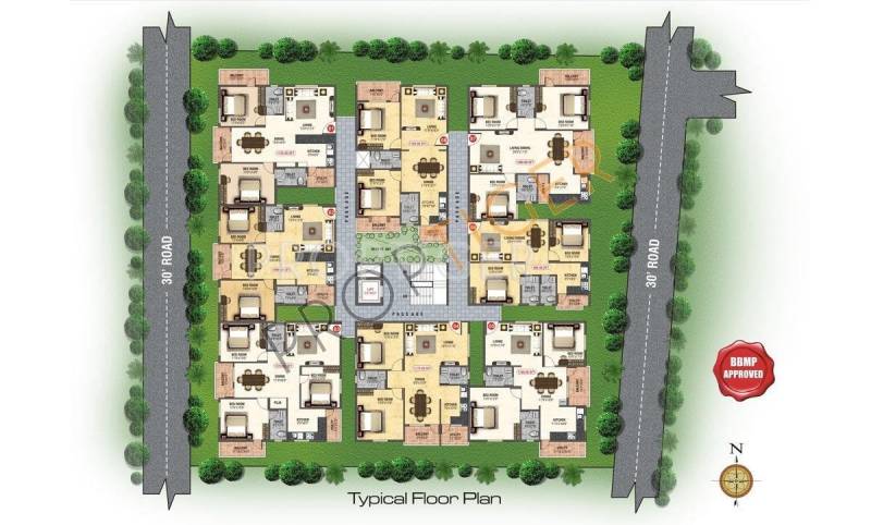 Images for Cluster Plan of Bhanu Construction Bhanu symphony