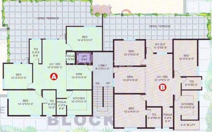 Images for Cluster Plan of SMR Developers SMR Vinay Estates