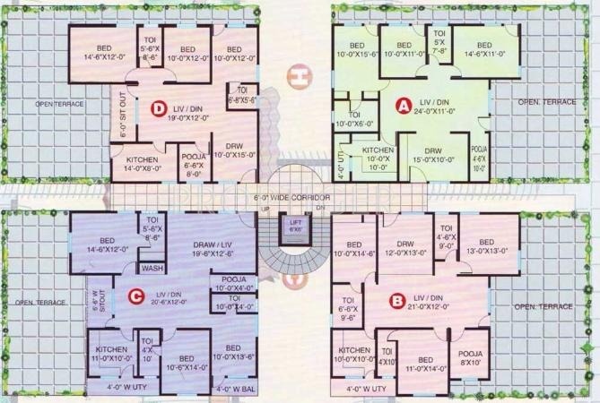 Images for Cluster Plan of SMR Developers SMR Vinay Estates