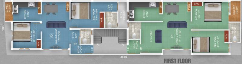 Images for Cluster Plan of Mugesh Om Sai Flats