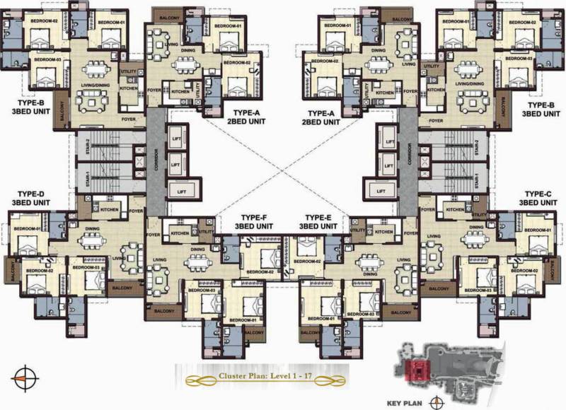 Images for Cluster Plan of Prestige Panorama