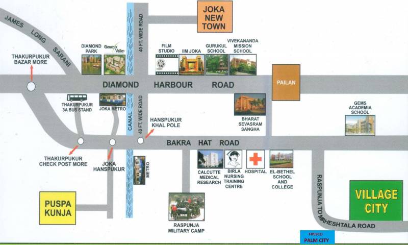  fresco-palm-city-villas Images for Location Plan of Vriddhi Fresco Palm City Villas