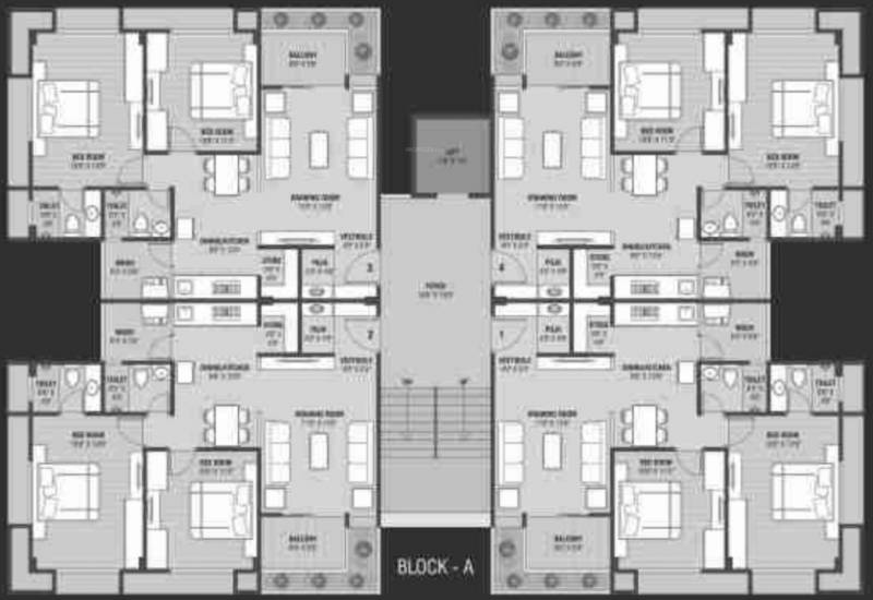 Images for Cluster Plan of Shivpooja Aashka Elegance