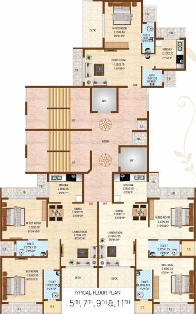  krishna-sarang-galaxy Krishna Sarang Galaxy Cluster Plan for 5th,7th,9th & 11th Floor