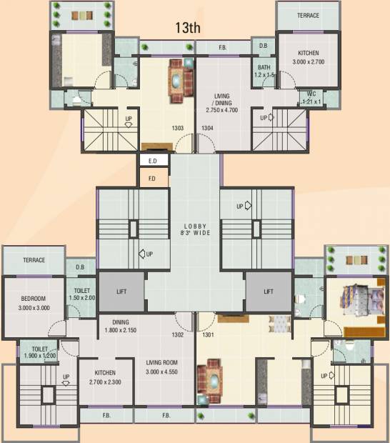  pride Images for Cluster Plan of Manzil Group Builders and Developers Pride
