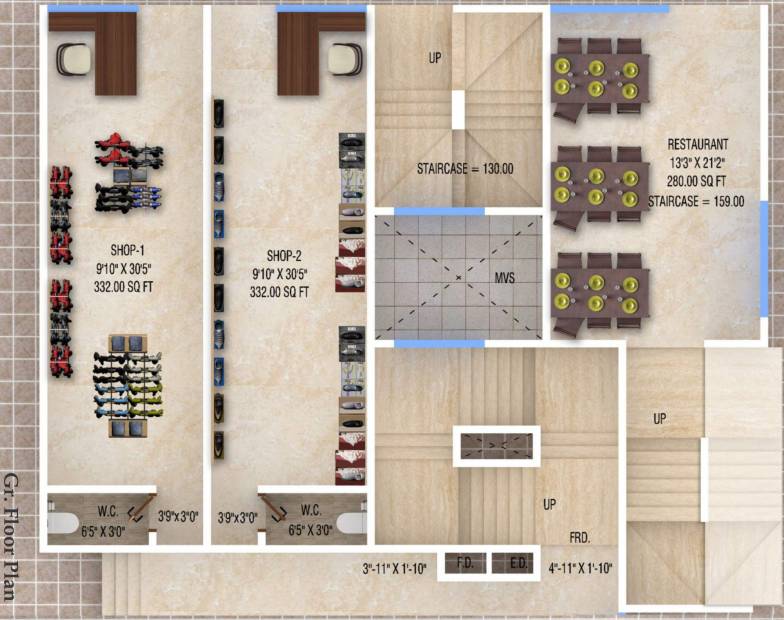  bhavya-heights Images for Cluster Plan of Westin Bhavya Heights