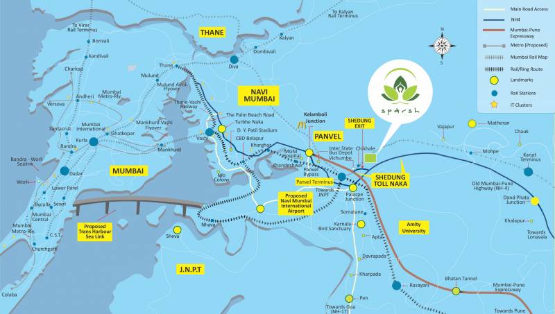  sparsh Images for Location Plan of Shree Enterprises Sparsh