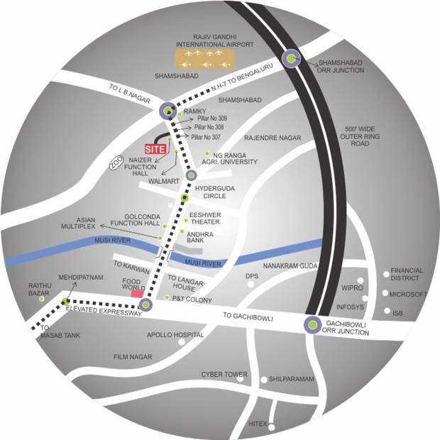  signature-1 Images for Location Plan of Tirtha Signature 1