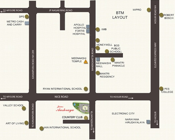  aashraya Images for Location Plan of Jain Aashraya