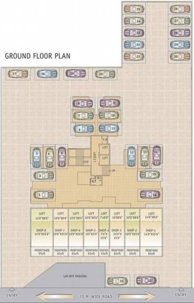 Images for Cluster Plan of Reputed Builder Bhoomi Dhara