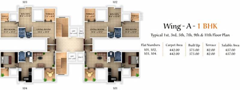 Images for Cluster Plan of Nimhan Associates Onella Nest Phase 1