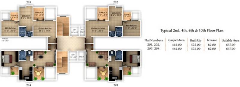 Images for Cluster Plan of Nimhan Associates Onella Nest Phase 1