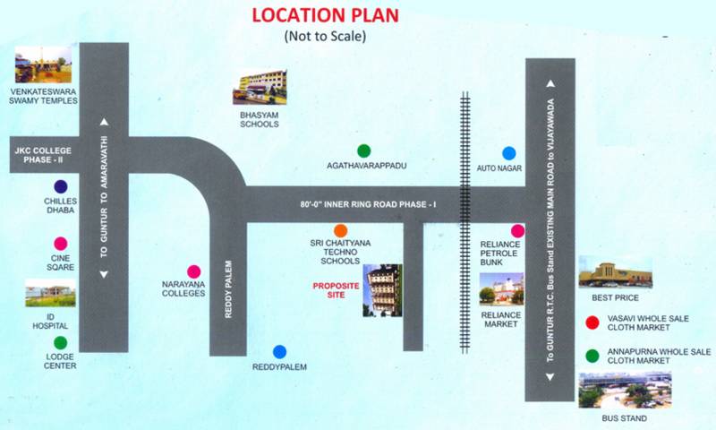 Images for Location Plan of Gayatri Nagabala And Divyasri Residency