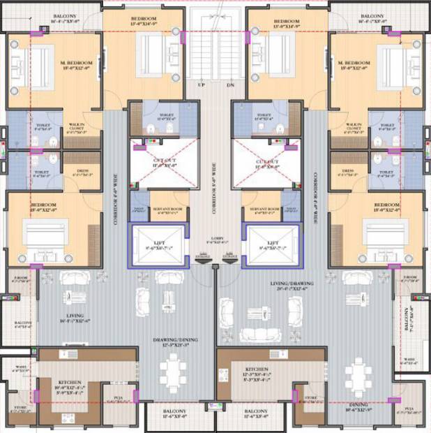 Images for Cluster Plan of Okay Plus Satya Palace