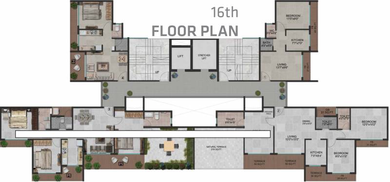  landmark Images for Cluster Plan of Apex Landmark