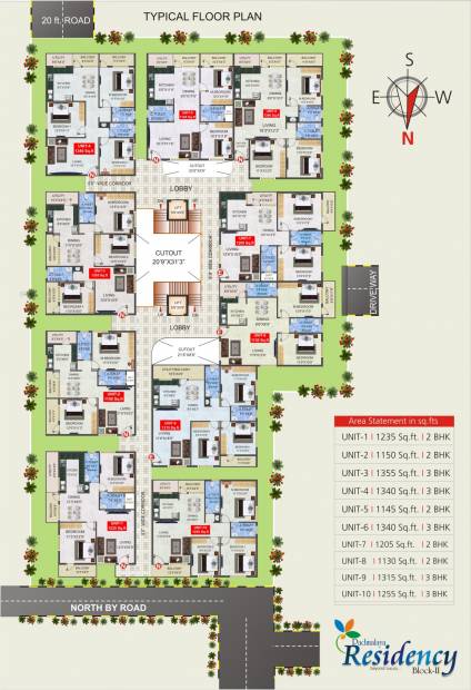  residency-ii Images for Cluster Plan of Padmalaya Residency II
