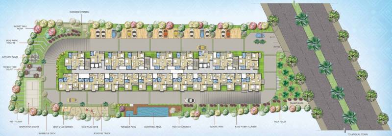 Images for Site Plan of Subha 9 Sky Vue